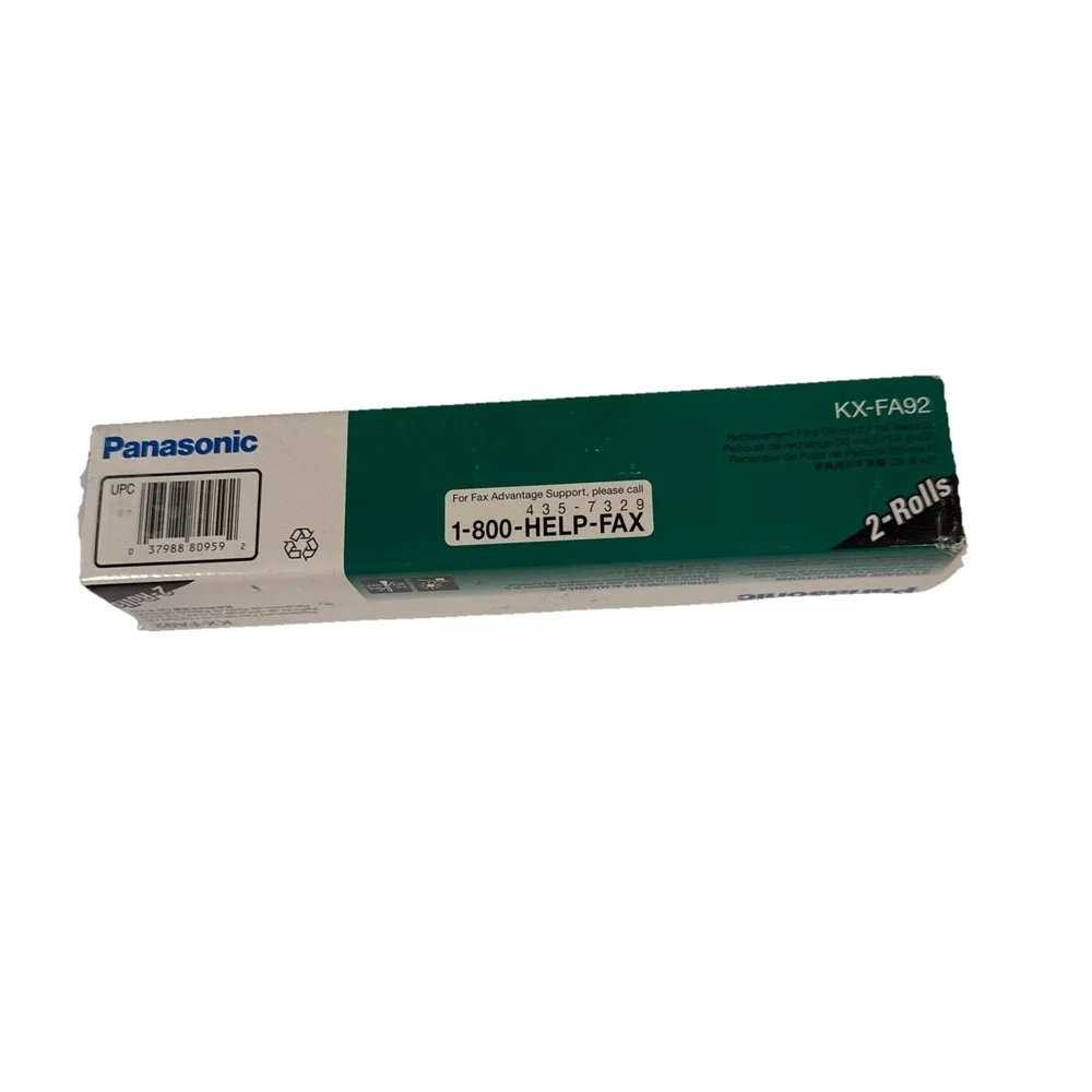 Sealed Genuine Panasonic Ink Film KXFA92‎ Replacement Film 114 Two Rolls In Box